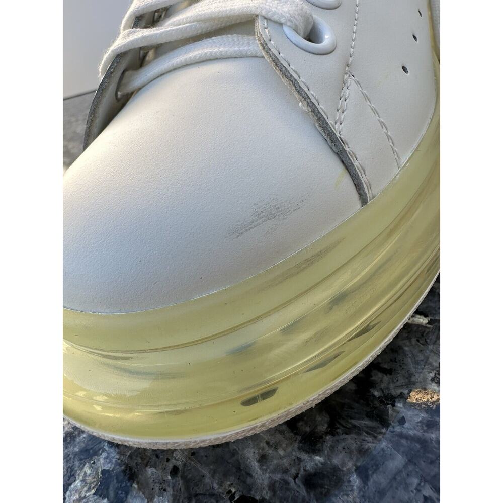 Alexander McQueen unisex Oversized Sneaker Clear Sole - White Womens Size EU 40 - Picture 7 of 13